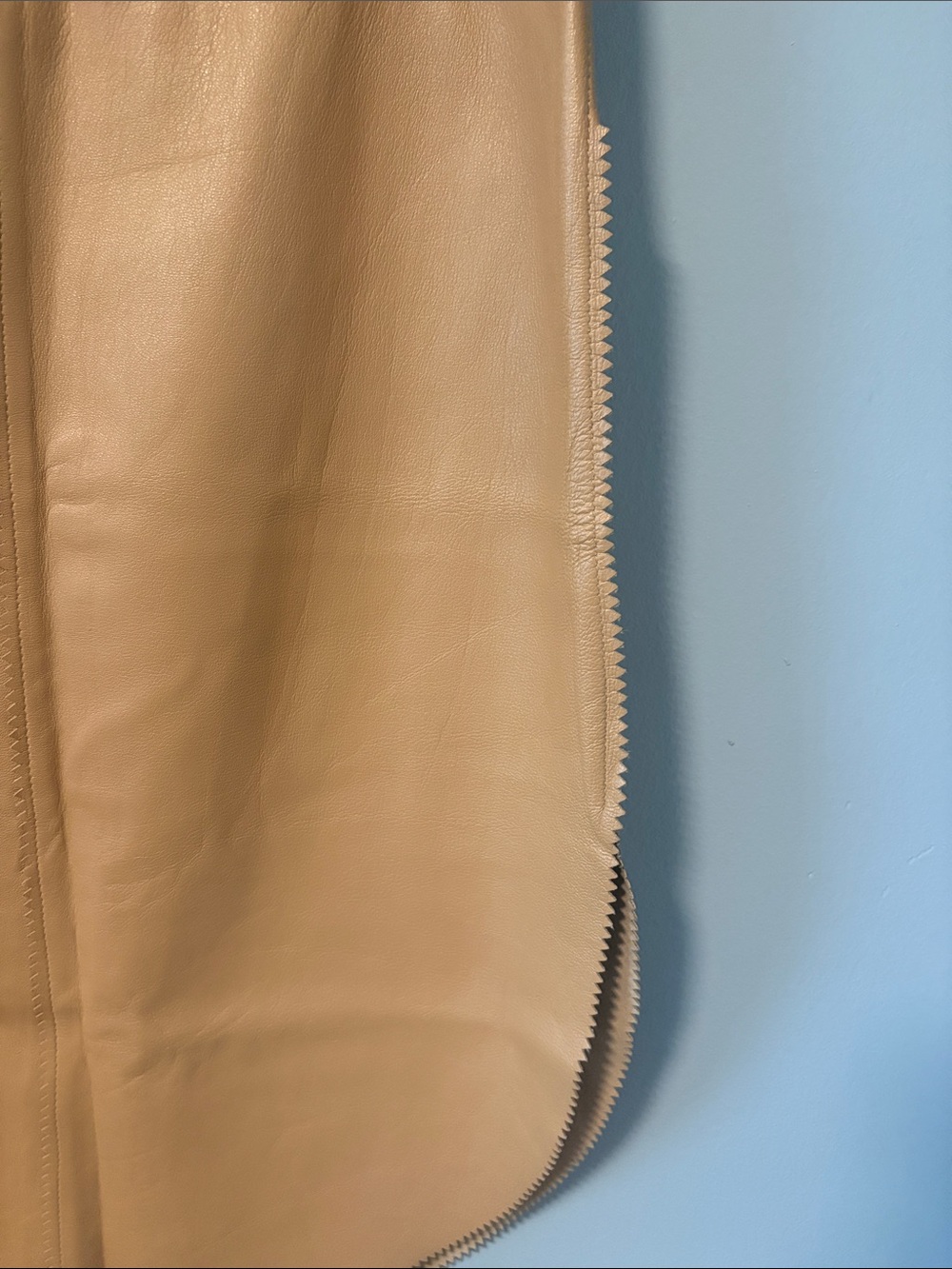 Cynthia Rowley Vintage Leather Skirt Size 8 NWT Minimalist Leather - Picture 3 of 10